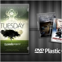 DVD Plastic Case PSD file