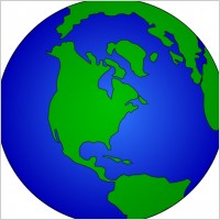 Earth Globe clip art