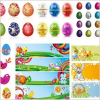 easter egg album vector