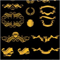 easy banner vector and lace