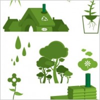 ecology - green earth vector, save planet earth vector
