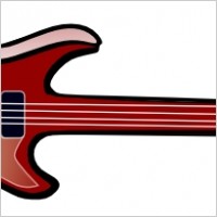guitar art
 on Electric Guitar clip art Vector clip art - Free vector for free ...