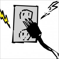 Electrical Outlet And Plug clip art