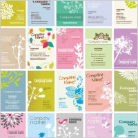 elegant card design vector