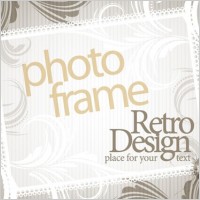 elegant design of the text box decorative shading pattern vector 1