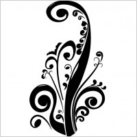 Elegant floral vector