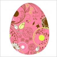 elegant pattern eggs 03 vector