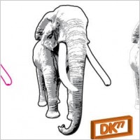 Elephant free vector