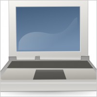 Etiquette Laptop Icon Symbol clip art