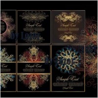 european and american classic cool fantasy texture vector