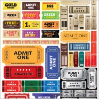 Movie Theater Schedule on Ticket Booth Clipart