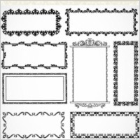 european border pattern vector 3