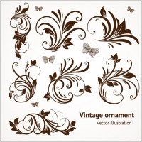 european classic lace pattern 03 vector