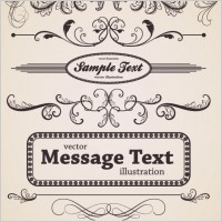 european classic lace pattern 04 vector