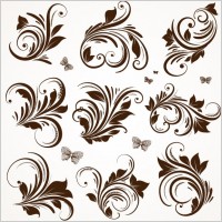 european classic lace pattern 04 vector