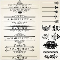 european classic lace pattern vector