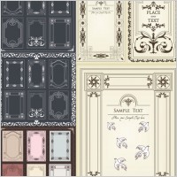 european classic lace vector