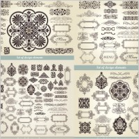 european classic pattern 01 vector