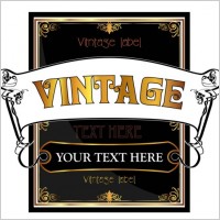european classic pattern bottle affixed 05 vector