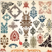 european classic pattern totem vector