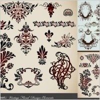 european classic retro pattern vector