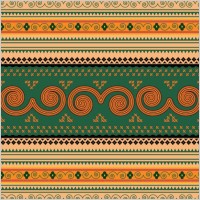 european classical border vector