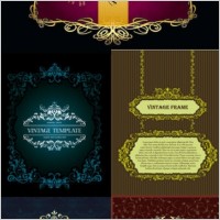 Europa vector clásica caja decorativa