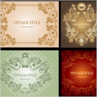 european classical pattern vector