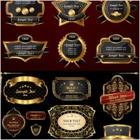 european gold label vector