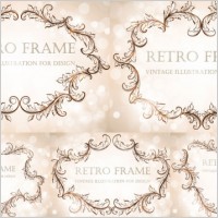 european gorgeous lace vector