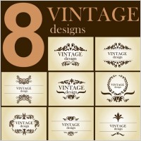 european pattern element vector