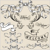 european pattern lines issued 04 vector
