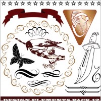 european pattern vector