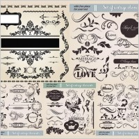 european pattern vector