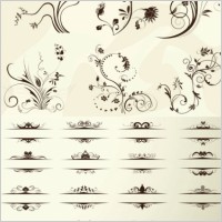 european pattern vector