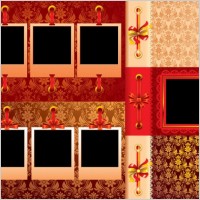 european pattern vector ribbon photo
