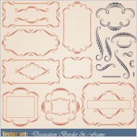 european patterns graphics 02 vector