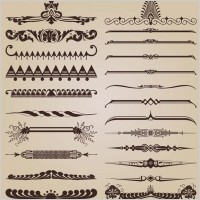 european retro lace vector 1