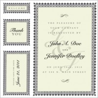 europeanstyle lace border 01 vector