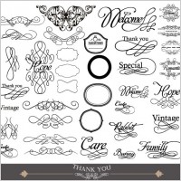 europeanstyle lace border 01 vector