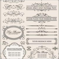 europeanstyle lace border 03 vector