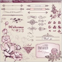 europeanstyle lace pattern 01 vector