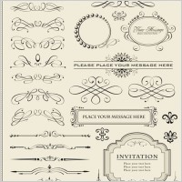 europeanstyle lace pattern 02 vector