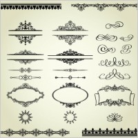 europeanstyle lace pattern 03 vector