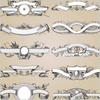 europeanstyle lace pattern 05 vector