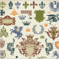 europeanstyle lace pattern vector