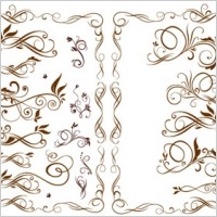 europeanstyle lace pattern vector fashion