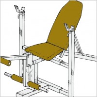 Exercise Bench clip art
