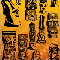Exotic Statue Set