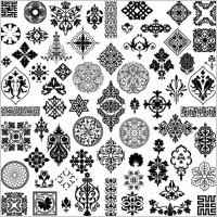 exquisite classic traditional pattern vector